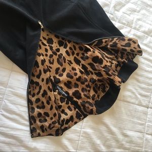 Dolce & Gabbana Black Strapless Mini Dress